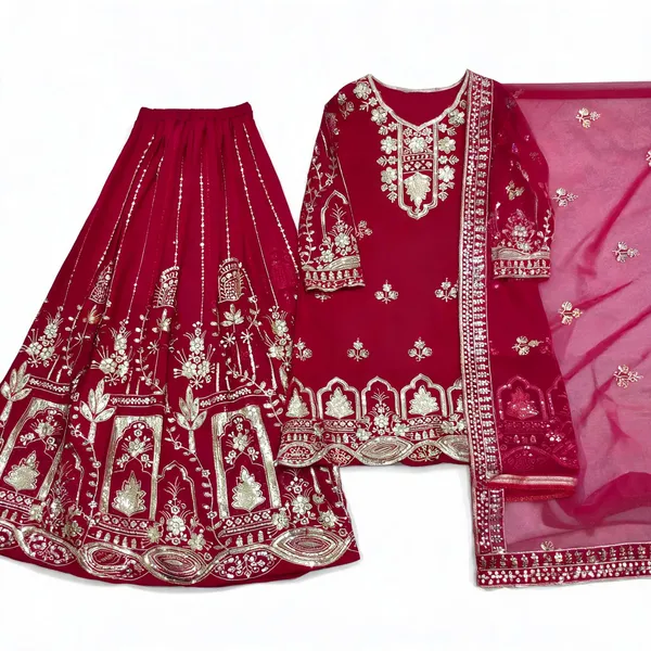 Maroon_Faux_Georgette_Embroidered_Anarkali_Suit_Set_For_Women