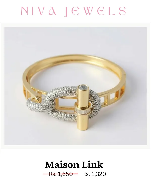 Gold_Electroplated_Crystal_Link_Bracelet_For_Women