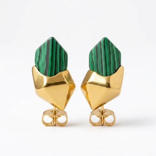 Green_Gold_Electroplated_Geometric_Drop_Earrings_For_Women