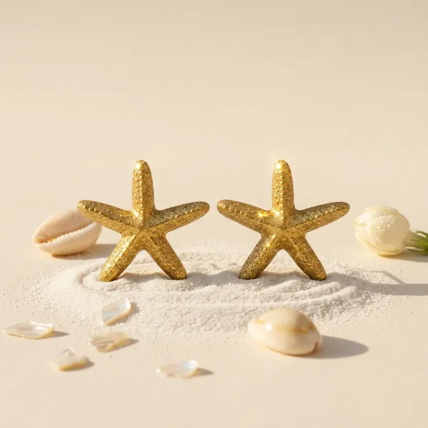 Gold_Stainless_Steel_Starfish_Stud_Earrings_For_Women