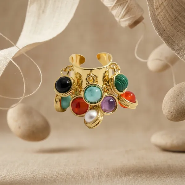 Multicolour_Stainless_Steel_Rainbow_Statement_Ring_For_Women