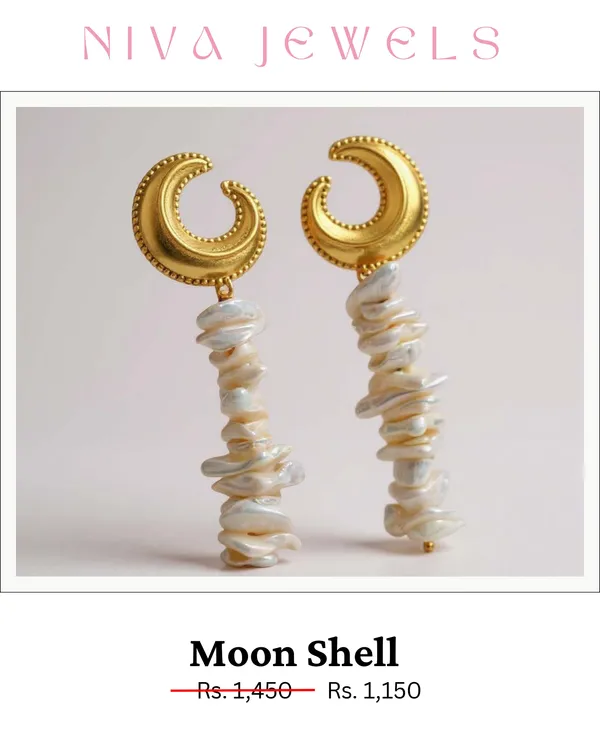 Gold_Stainless_Steel_Shell_Drop_Earrings_For_Women