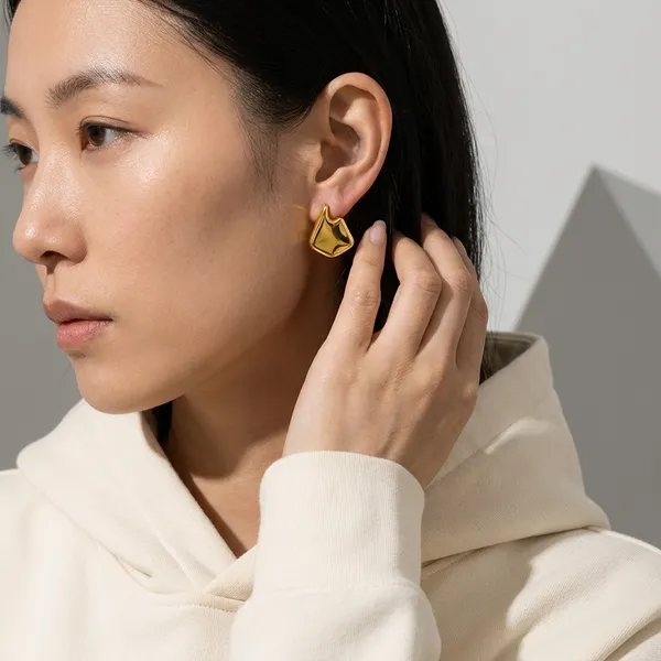 Gold_Abstract_Sculptural_Stud_Earrings_for_Women