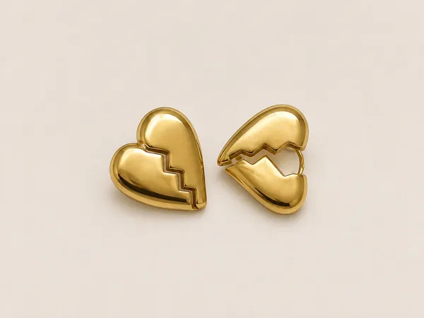 Gold_Broken_Heart_Stud_Earrings_for_Women
