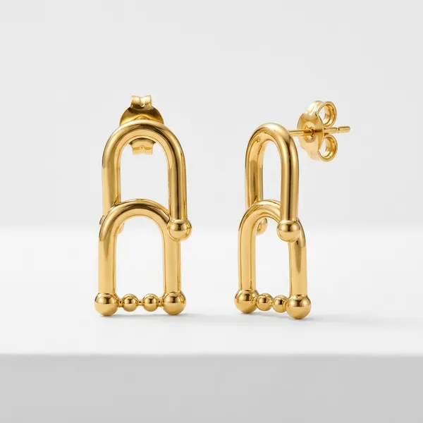 Gold_Double_Arch_Beaded_Drop_Earrings_for_Women