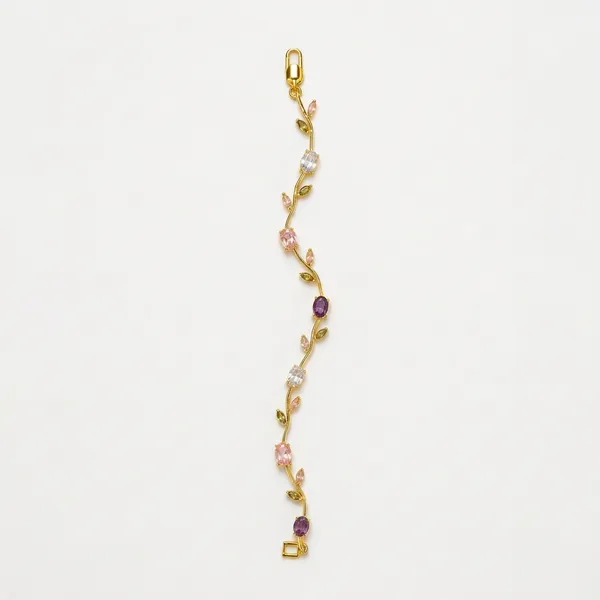 Gold_Multicolor_Tulip_Crystal_Vine_Bracelet_for_Women