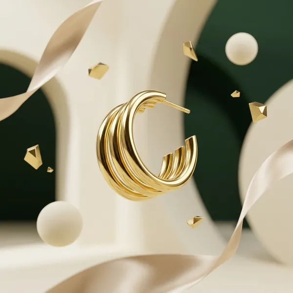 Gold_Triple_Row_Open_Hoop_Earrings_for_Women