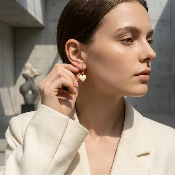 Gold_White_Enamel_Heart_Charm_Hoop_Earrings_for_Women