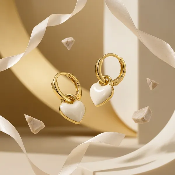 Gold_White_Enamel_Heart_Charm_Hoop_Earrings_for_Women