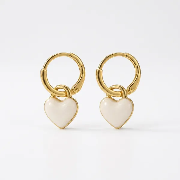 Gold_White_Enamel_Heart_Charm_Hoop_Earrings_for_Women