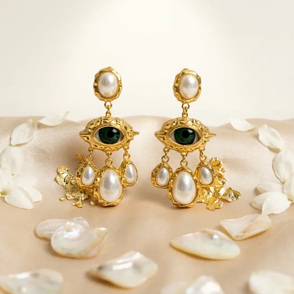 Gold_Stainless_Steel_Evil_Eye_Pearl_Drop_Earrings_For_Women