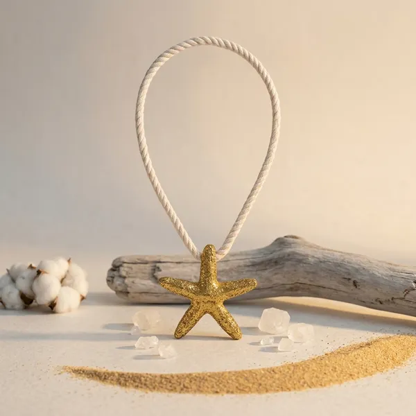 Gold_Electroplated_Star_Pendant_Rope_Cord_Necklace_For_Women