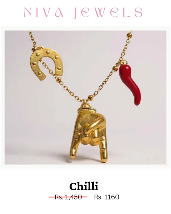 Gold_Stainless_Steel_Elephant_Charm_Necklace_For_Women