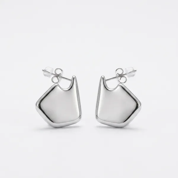 Silver_Abstract_Sculptural_Stud_Earrings_for_Women