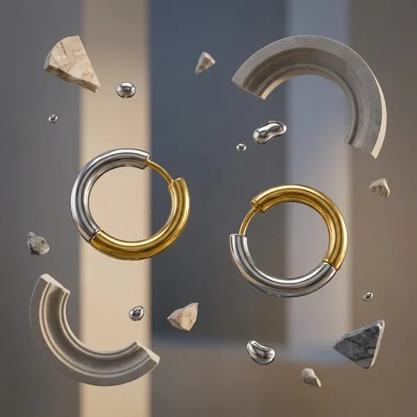 Two-Tone_Chunky_Round_Huggie_Hoop_Earrings_for_Women