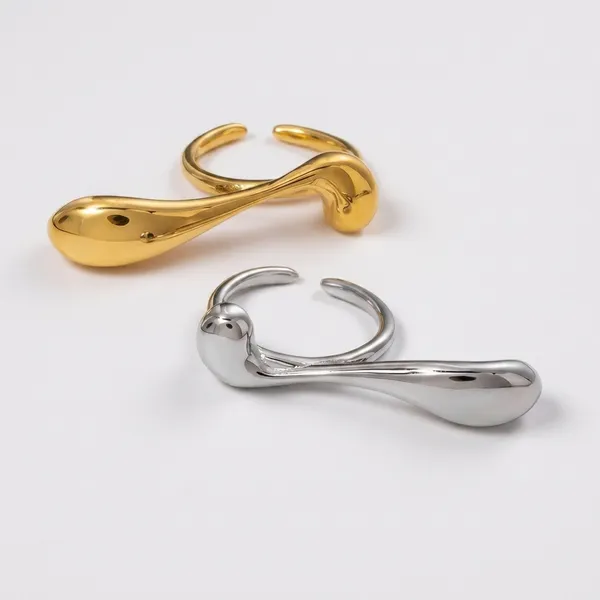 Gold_Stainless_Steel_Wave_Open_Band_Ring_For_Women