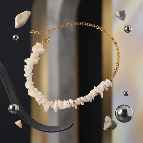 Gold_White_Electroplated_Pearl_Bead_Chain_Necklace_For_Women