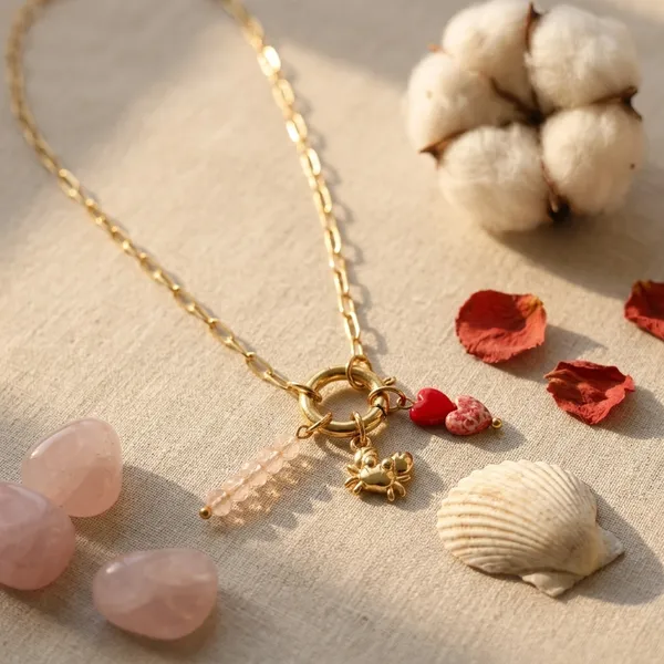 Gold_Stainless_Steel_Trinity_Charm_Necklace_For_Women