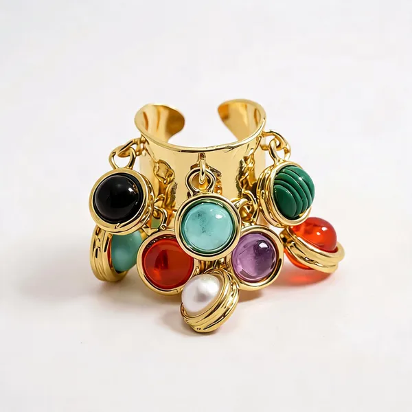 Multicolour_Stainless_Steel_Rainbow_Statement_Ring_For_Women