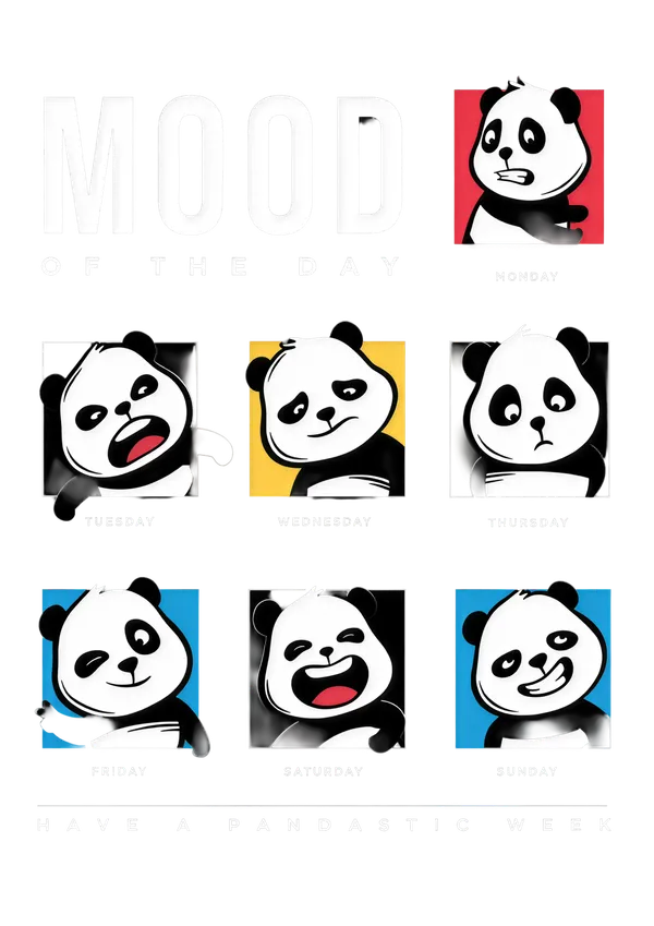 Panda_Mood_Of_The_Day_Wall_Poster