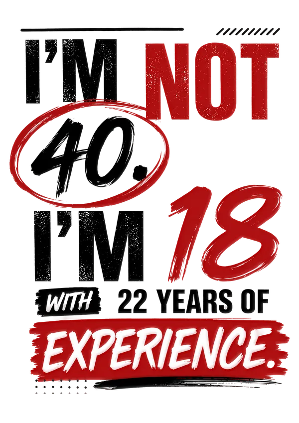 Black_I'm_Not_40_Graphic_Print_T-Shirt_for_Men