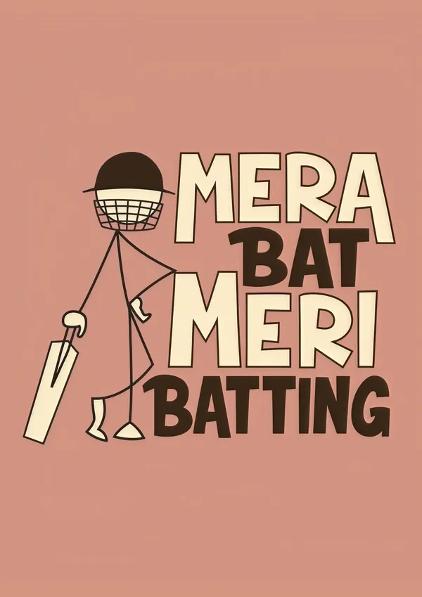 Cricket_Theme_Typography_Wall_Poster