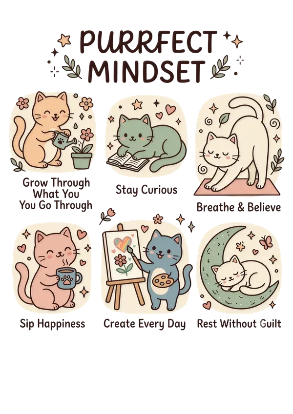 Cat_Illustration_Motivational_Quote_Wall_Poster