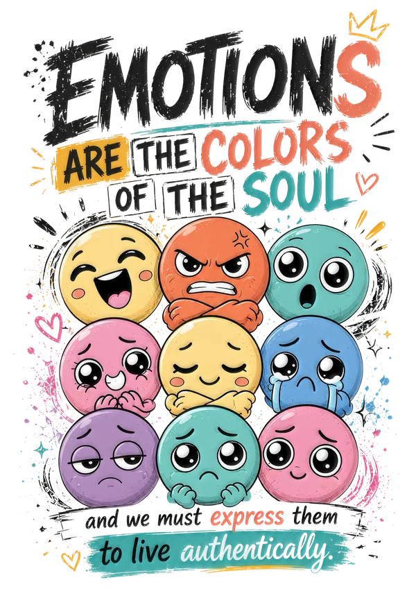 Multicolour_Inspirational_Emotions_Graphic_Wall_Poster
