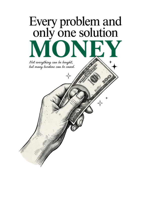 Money_Quote_Illustrated_Wall_Poster