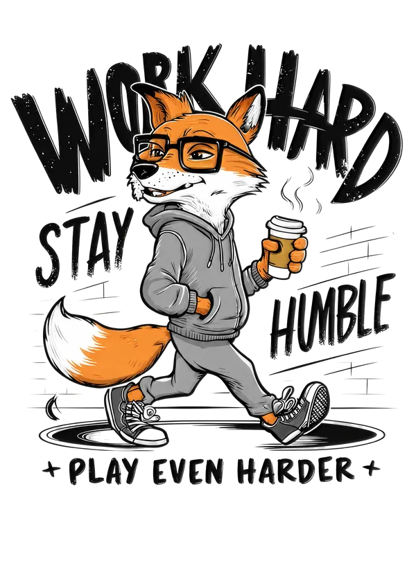 Fox_Work_Hard_Study_Harder_Graphic_Artwork