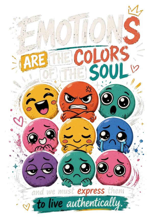 Emotions_Are_The_Colors_Of_The_Soul_Inspirational_Wall_Art