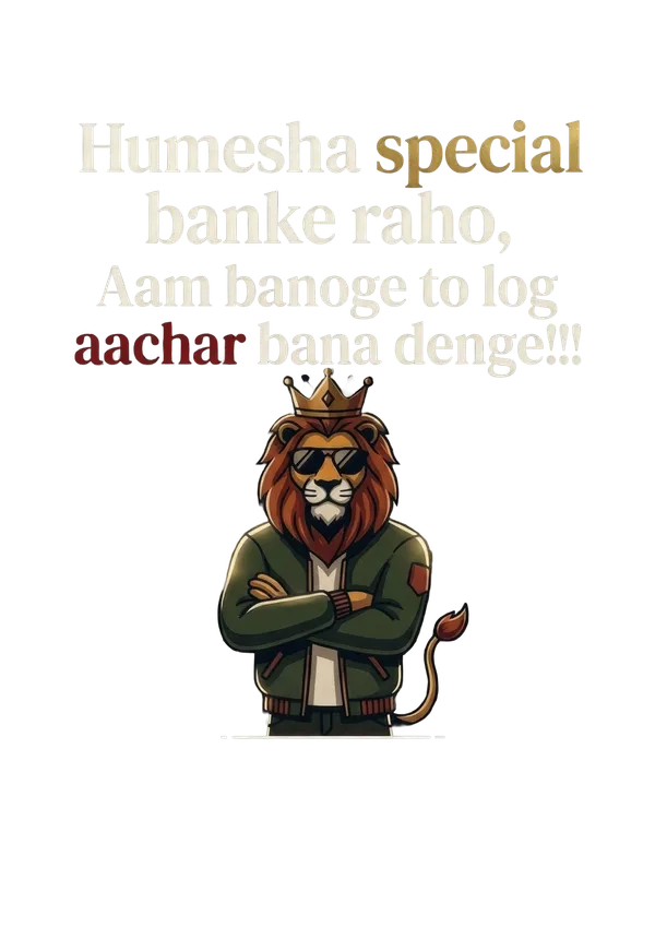 Hindi_Quote_Lion_Graphic_Print