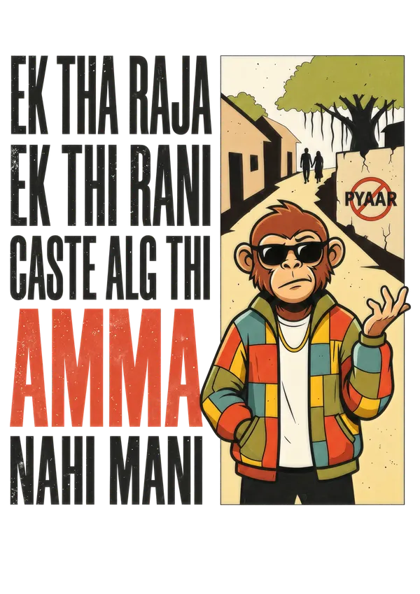 Typography_Cartoon_Illustration_Wall_Poster