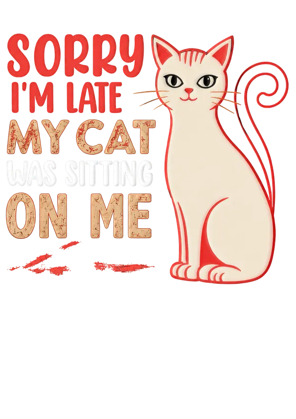 Red_Graphic_Print_T-Shirt_for_Cat_Lovers
