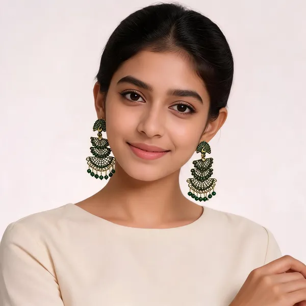 Green_Gold_Toned_Peacock_Enamel_Chandbali_Earrings_For_Women