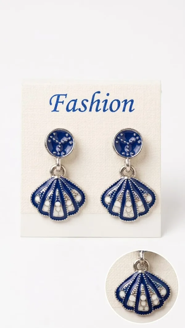 DealAddaa_Gold_Plated_Blue_Enamel_Petal_Drop_Earrings_for_Women_&_Girls_|_Lightweight_Designer_Dangle_Earrings_|_Party,_Casual_&_Festive_Wear