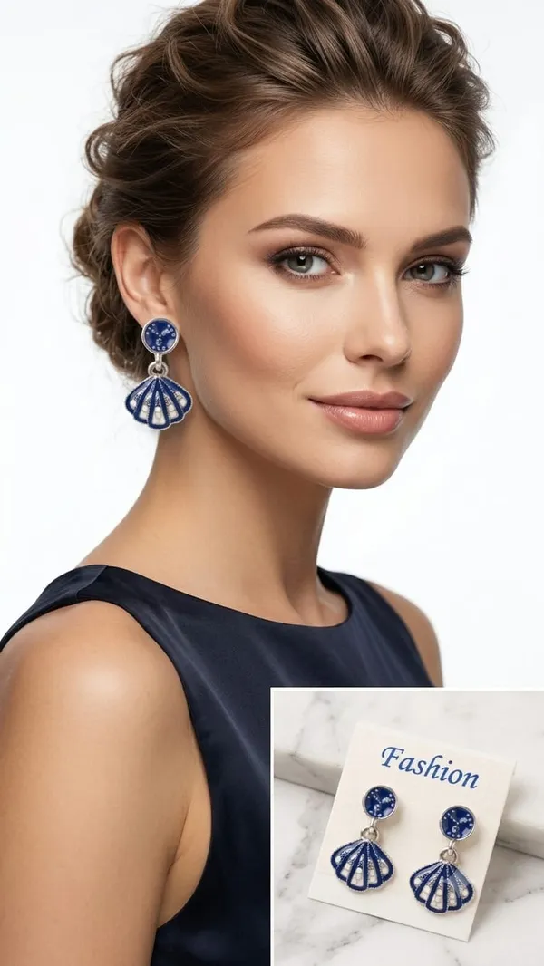 DealAddaa_Gold_Plated_Blue_Enamel_Petal_Drop_Earrings_for_Women_&_Girls_|_Lightweight_Designer_Dangle_Earrings_|_Party,_Casual_&_Festive_Wear