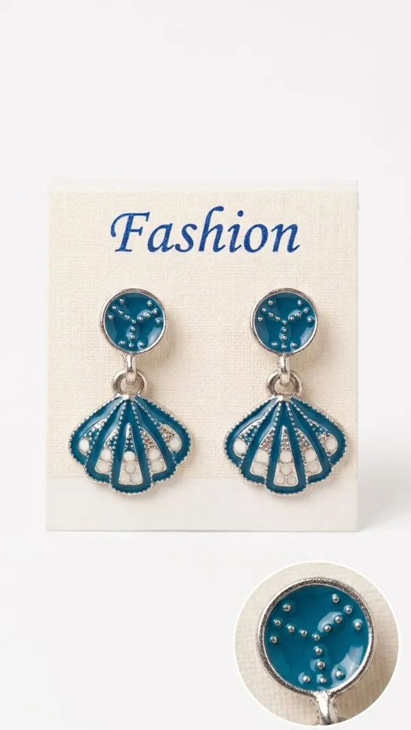DealAddaa_Gold_Plated_Ocean_Blue_Enamel_Petal_Drop_Earrings_for_Women_&_Girls_|_Lightweight_Designer_Dangle_Earrings_|_Party,_Casual_&_Festive_Wear