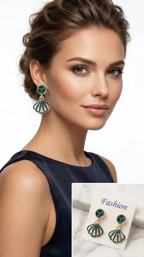 DealAddaa_Gold_Plated_Green_Enamel_Petal_Drop_Earrings_for_Women_&_Girls_|_Lightweight_Designer_Dangle_Earrings_|_Party,_Casual_&_Festive_Wear