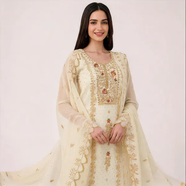 Georgette_Festive_Floral_Embroidered_White_Suit_Material