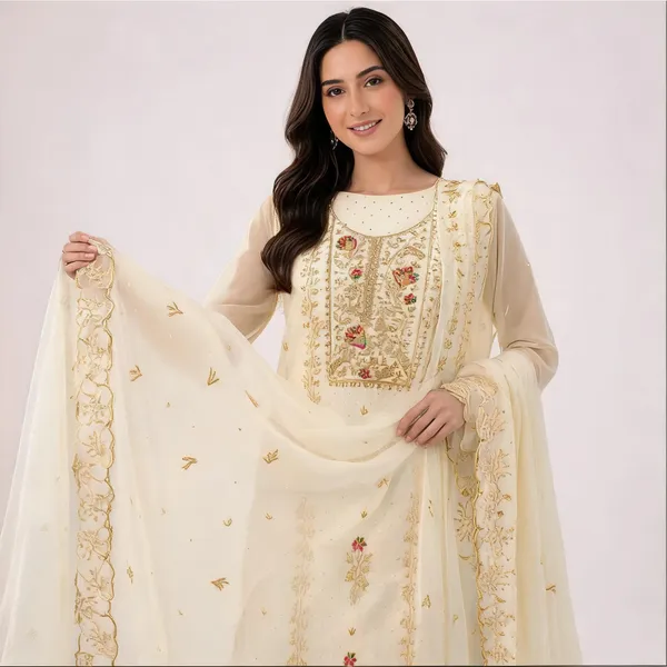 Georgette_Festive_Floral_Embroidered_White_Suit_Material