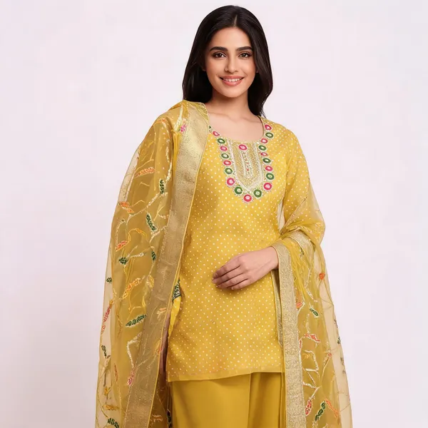 Cotton_Ethnic_Solid_Yellow_Suit_Material