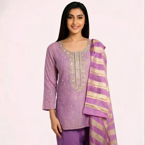 Cotton_Ethnic_Solid_Purple_Suit_Material