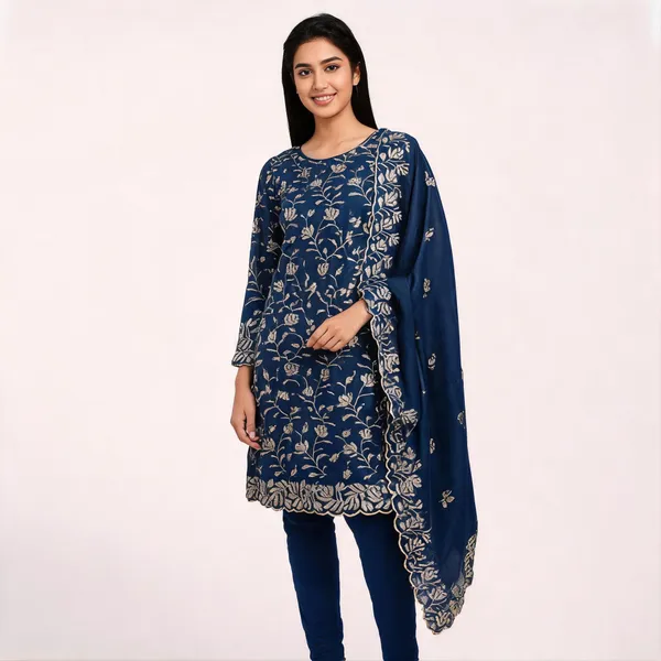 Blue_Georgette_Embroidered_Unstitched_Salwar_Suit_Material_For_Women