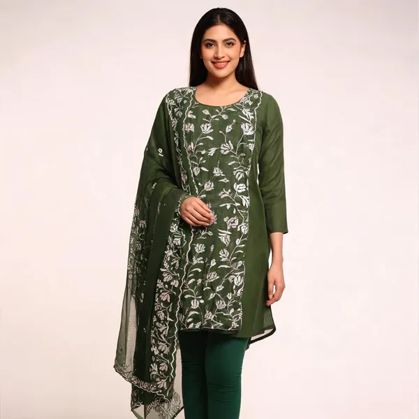 Georgette_Festive_Floral_Embroidered_Dark_Green_Salwar_Suit_Material