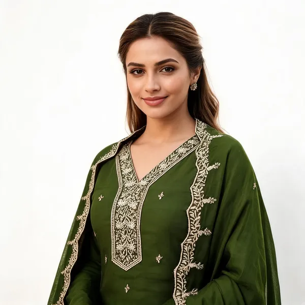 Green_Silk_Embroidered_Unstitched_Suit_Material_For_Women