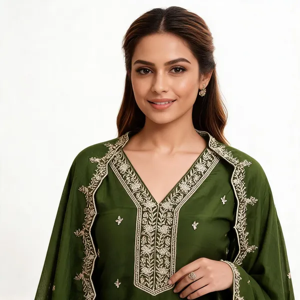 Green_Silk_Embroidered_Unstitched_Suit_Material_For_Women