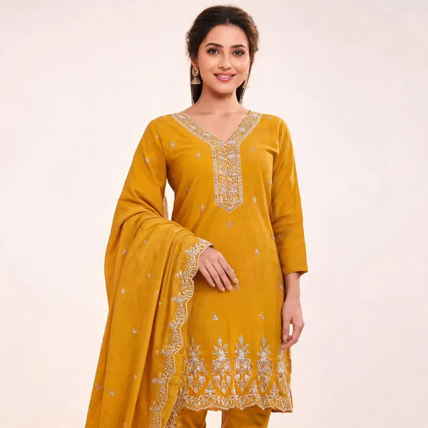 Silk_Festive_Embroidered_Yellow_Suit_Material