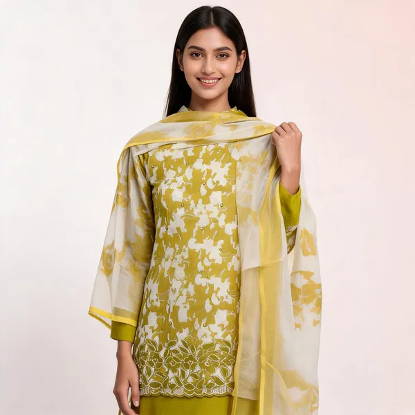 Yellow_Silk_Floral_Print_Unstitched_Suit_Material_For_Women