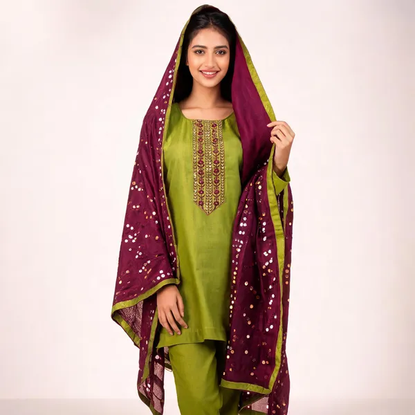 Silk_Festive_Embroidered_Olive_Green_Suit_Material